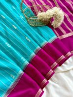 Tarangini (Mysore silk) - Anandha Blue