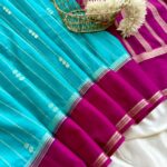Tarangini (Mysore silk) - Anandha Blue