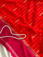 Tarangini (Mysore silk) - Orange - Image 3