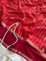 Tarangini (Mysore silk) - Rust Orange - Image 5