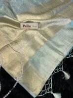 Haritha (Banaras Soft silk) - Turquoise - Image 5