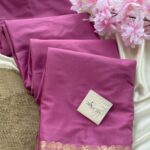 Chinmayi (Mysore crepe silk) - Dusty rose