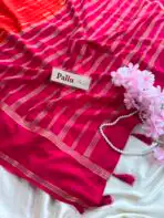 Tarangini (Mysore silk) - Orange - Image 5