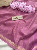 Chinmayi (Mysore crepe silk) - Dusty rose - Image 5