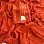 Hyacinth (Fendi silk) - Rust Orange