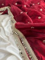 Glam gala (The Space silk edit) - Royal Maroon - Image 5