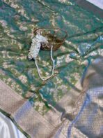 Tulsi (Banaras silk) - Methi green - Image 4