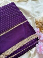 Dilruba (Viscose georgette) - Violet - Image 2