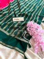 Tarangini (Mysore silk) - Rani Pink - Image 6