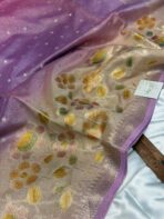 Brindhavan (Banaras silk) - Purple - Image 3