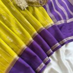 Tarangini (Mysore silk) - Lime green