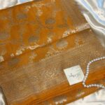 Tulsi (Banaras silk) - Sunrise Orange