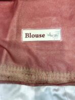 Brindhavan (Banaras silk) - Peach - Image 5