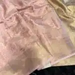 Haritha (Banaras Soft silk) - Blush pink