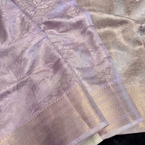 Haritha (Banaras Soft silk) - Lilac