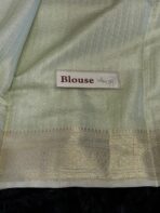 Haritha (Banaras Soft silk) - Pista Green - Image 6