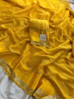 Dilruba (Viscose georgette) - Mustard - Image 2
