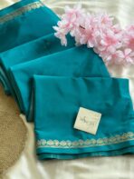 Chinmayi (Mysore crepe silk) - Sea green