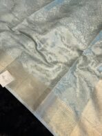 Haritha (Banaras Soft silk) - Turquoise - Image 3