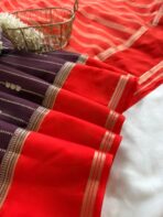 Tarangini (Mysore silk) - Kaapi Brown - Image 5