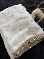 Glam gala (The Space silk edit) - Floral white - Image 4