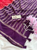 Tarangini (Mysore silk) - Fuschia pink - Image 5