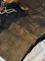 Athira (Semi silk) - Black - Image 2