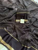 Dilruba (Viscose georgette) - Black - Image 3