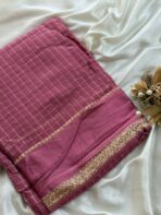 Dilruba (Viscose georgette) - Dusty rose