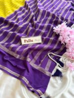 Tarangini (Mysore silk) - Lime green - Image 5