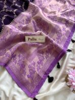 Aishwaryam (Banaras silk) - Royal Violet - Image 6
