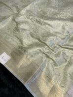 Haritha (Banaras Soft silk) - Pista Green - Image 2