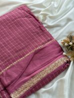 Dilruba (Viscose georgette) - Dusty rose - Image 4