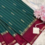 Tarangini (Mysore silk) - Deep Teal