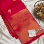 Athira (Semi silk) - Hot dusty pink