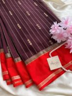Tarangini (Mysore silk) - Kaapi Brown - Image 2