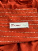 Hyacinth (Fendi silk) - Rust Orange - Image 3