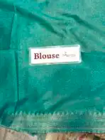 Brindhavan (Banaras silk) - Nicest green - Image 5