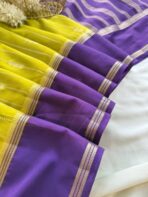 Tarangini (Mysore silk) - Lime green - Image 4
