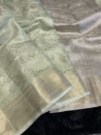 Haritha (Banaras Soft silk) - Pista Green