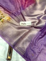Brindhavan (Banaras silk) - Purple - Image 4