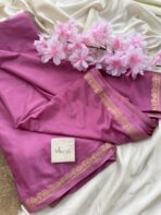 Chinmayi (Mysore crepe silk) - Dusty rose - Image 4