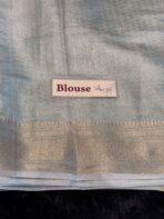 Haritha (Banaras Soft silk) - Turquoise - Image 6