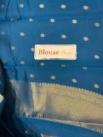 Athira (Semi silk) - Hyacinth blue - Image 5