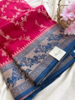 Aishwaryam (Banaras silk) - Magenta Pink