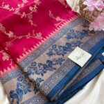 Aishwaryam (Banaras silk) - Magenta Pink