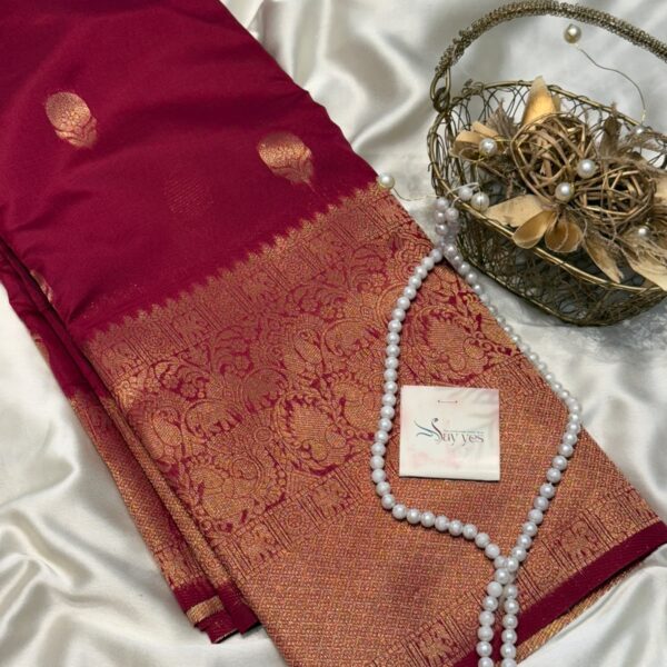 Athira (Semi silk) - Magenta pink