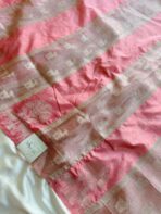 Mriganka (Banarasi silk) - Peach pink - Image 2