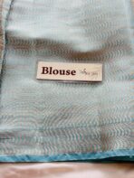 Mriganka (Banarasi silk) - Sky blue - Image 5