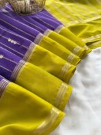 Tarangini (Mysore silk) - Violet - Image 5